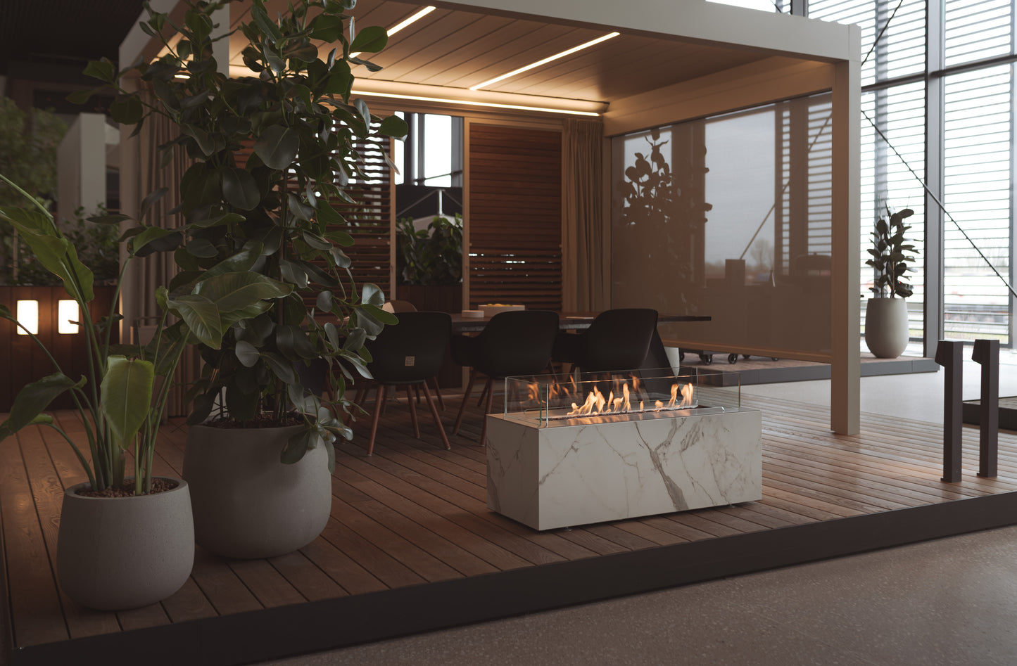 Planika Cabo Fireplace bioetanola terases sildītājs