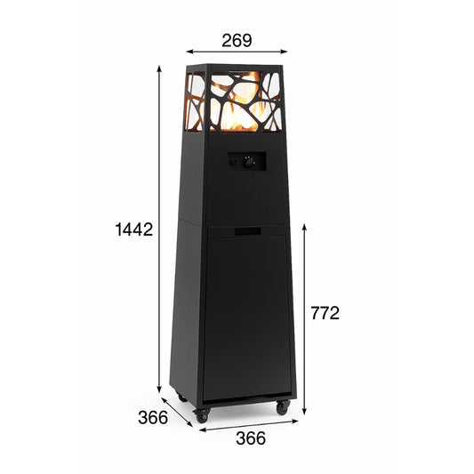 Planika Pyramid gāzes terases sildītājs