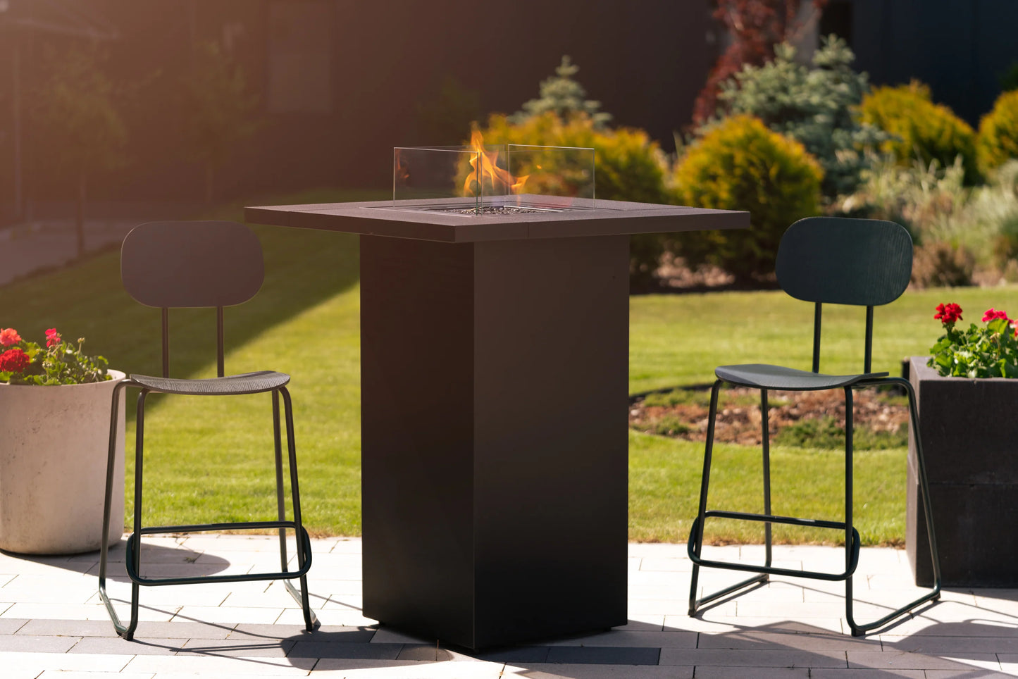 Planika Square Table High gāzes terases sildītājs